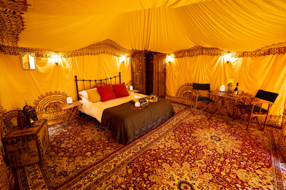 golden bungalow desert camp