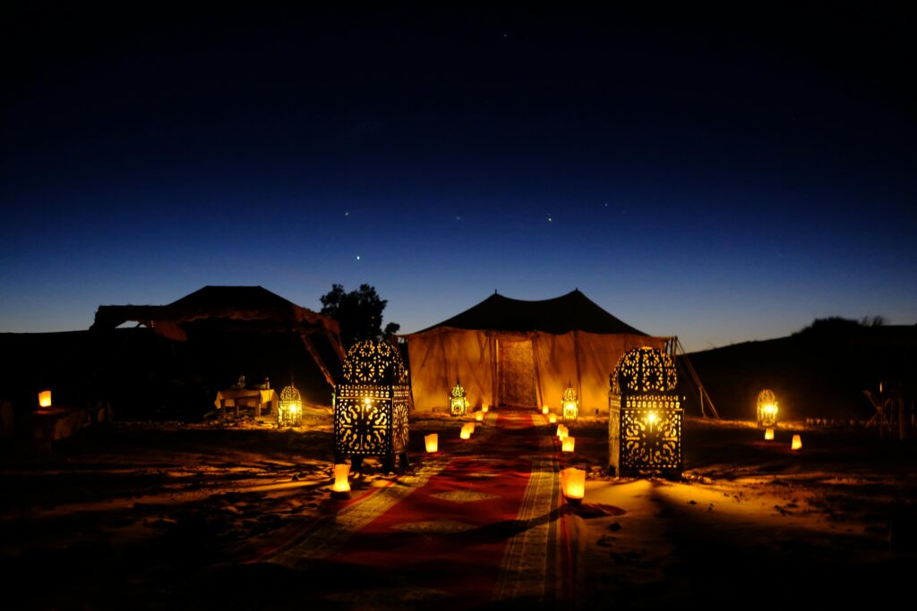 golden bungalow desert camp